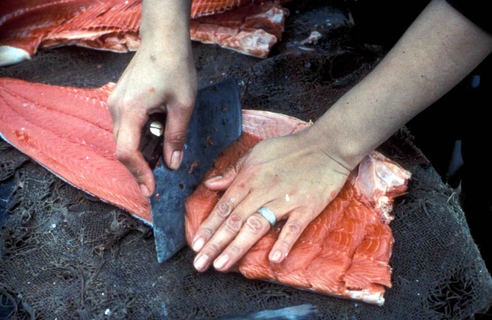 Fish flesh processing