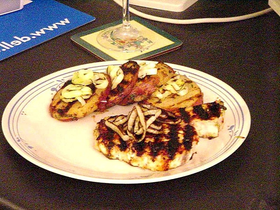 Garlic honey swordfish