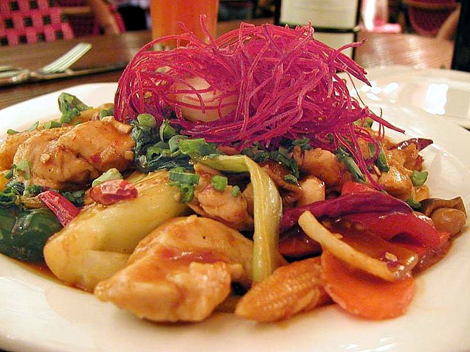 Chicken dinner food
