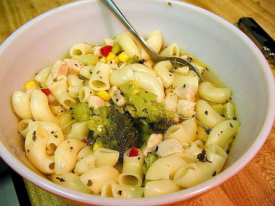 Chicken noodles soup