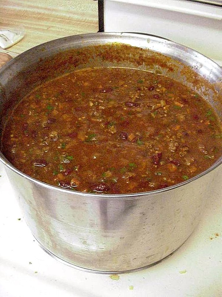 Boiling chili 