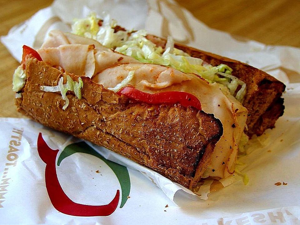 Food salad sandwich