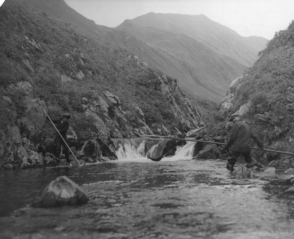 Ancient angler fisherman