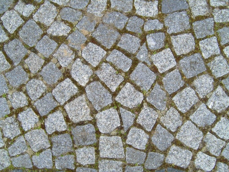 Gray stones structure