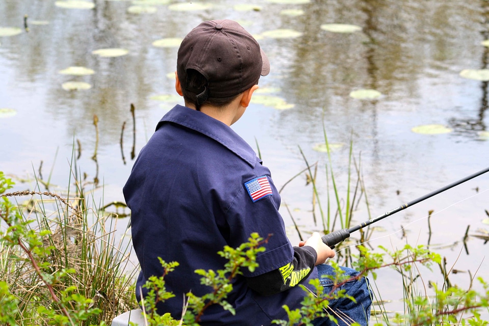 Boy fishery teenage