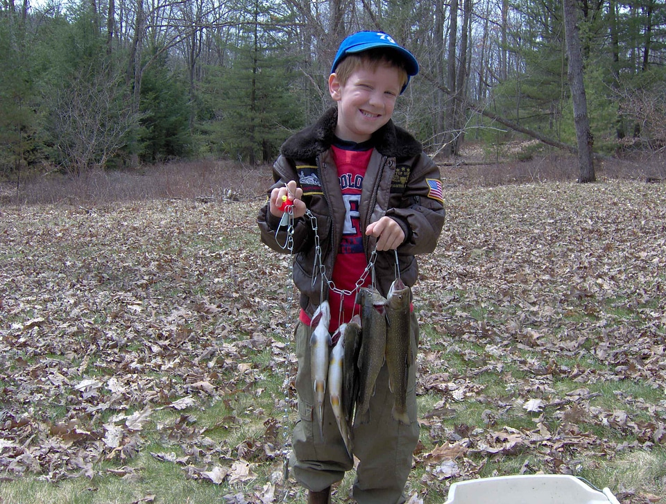 Boy fish fishery photo