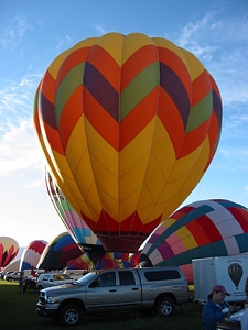 Action balloon hot air