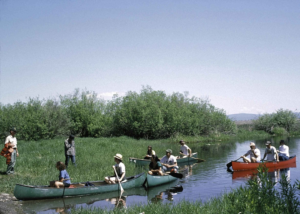 Canoe canoeing nature