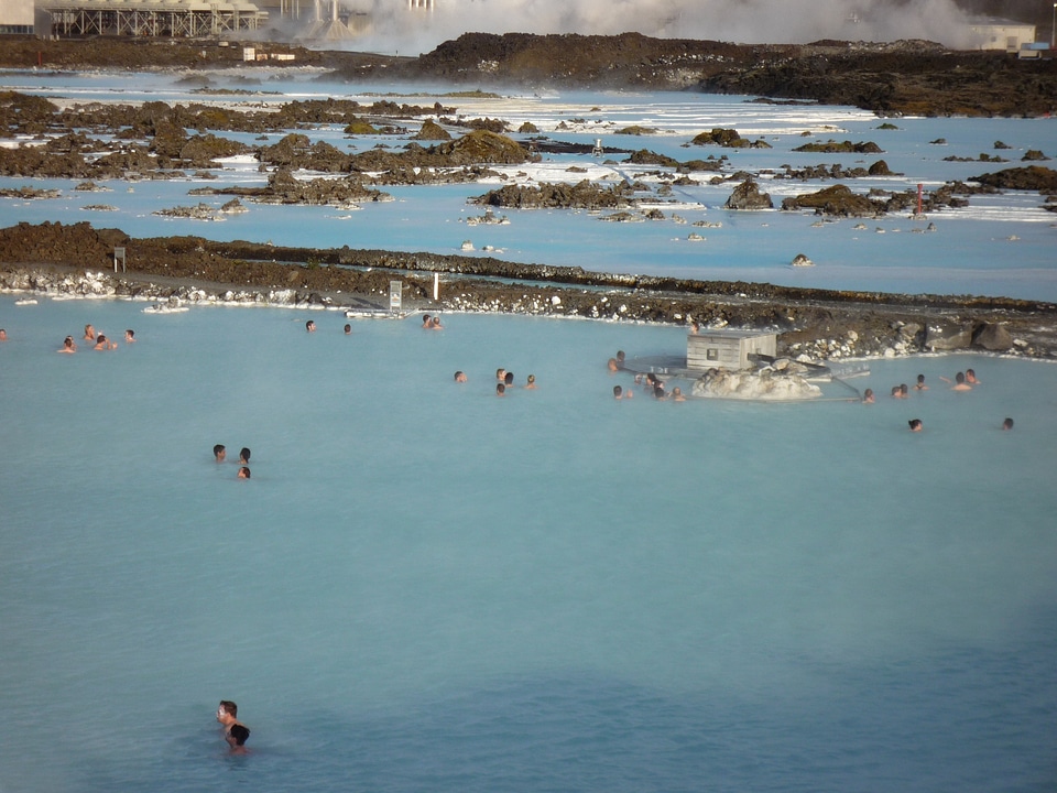 Iceland nature blue lagoon photo