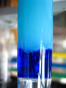Chemical reaction scientific research photo