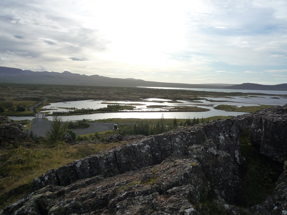 Nature landscape tectonic plate warp