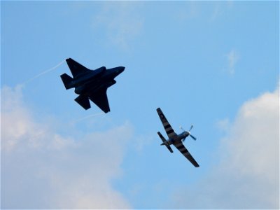F-35 and Mustang photo