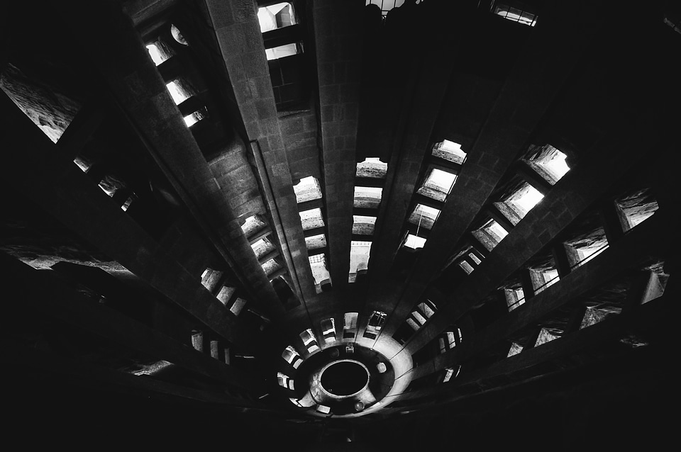 Sagrada familia building old