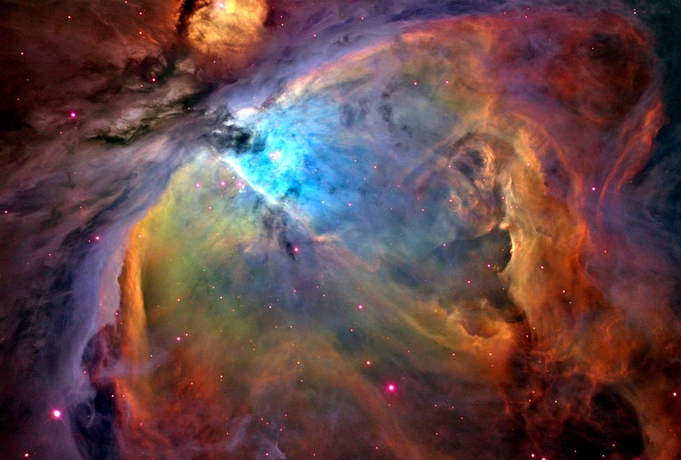 Galaxy mist outer space