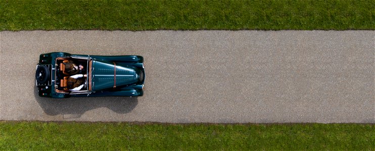 Car Drone shot