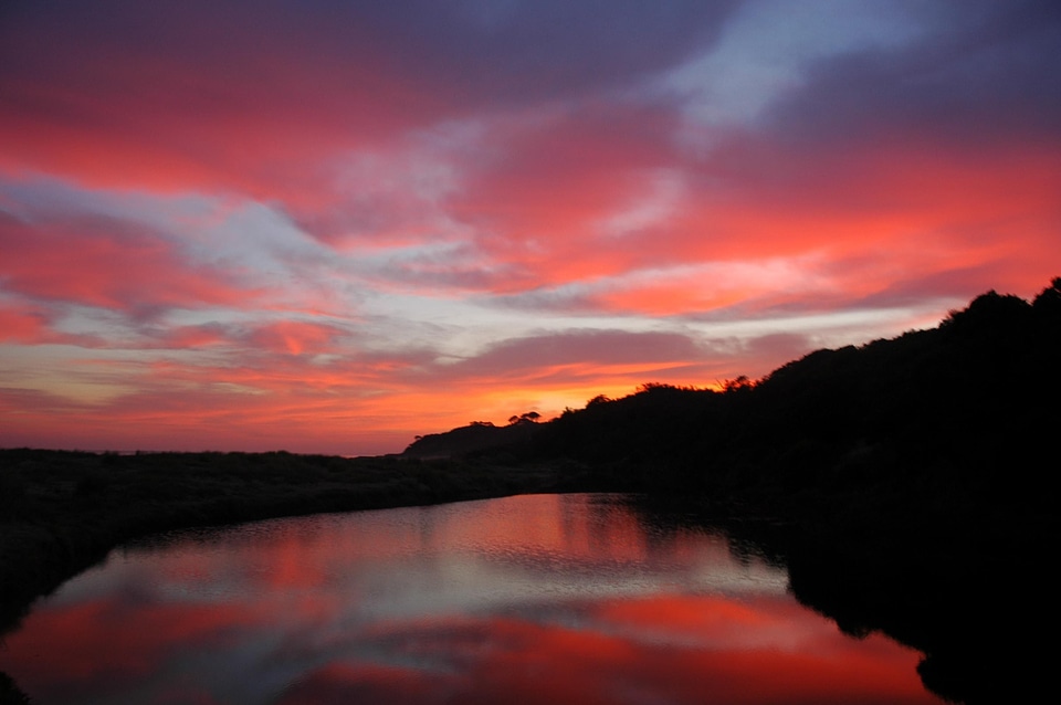 Background board dawn