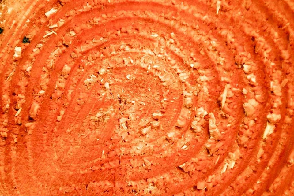 Background circle close-up