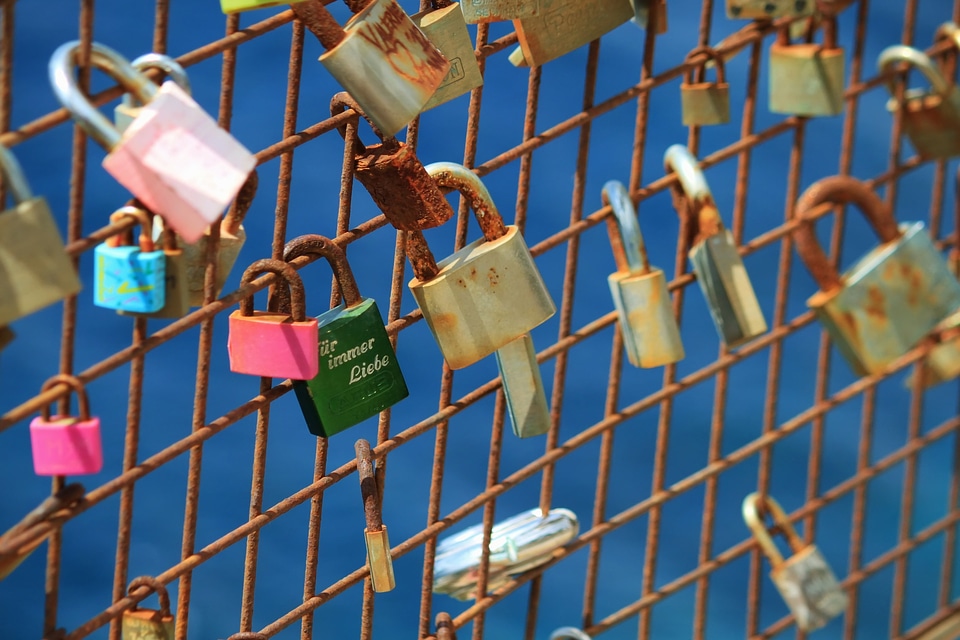 Padlock love locks love castle