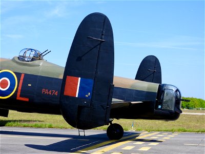 BBMF Lancaster tail