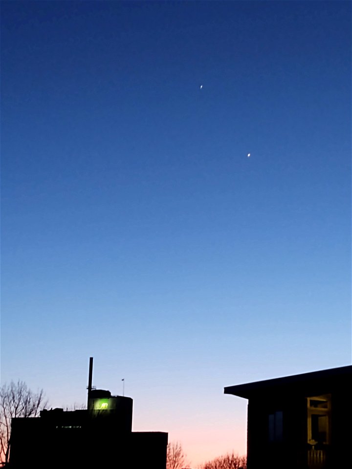 Jupiter en Venus