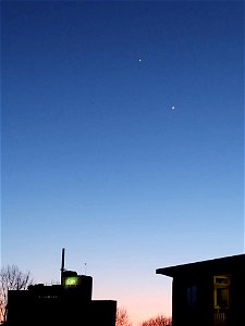 Jupiter en Venus photo