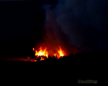 Fire on the Meeker Dome photo