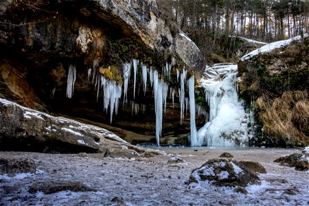 30-01-2023 Els 7 gorgs del Torrent de la Cabana glaçats