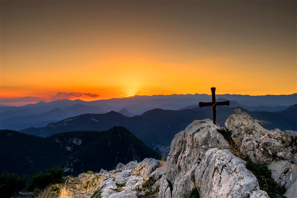 21-08-2017 Posta de sol des de La Mare de Deu del Mont