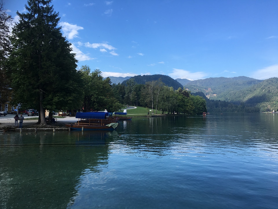 Medieval castle on the Bled lake