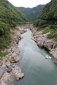 Hida River in Japan photo