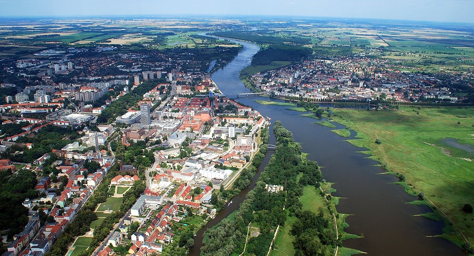 Landscape of Frankfurt Germany photo