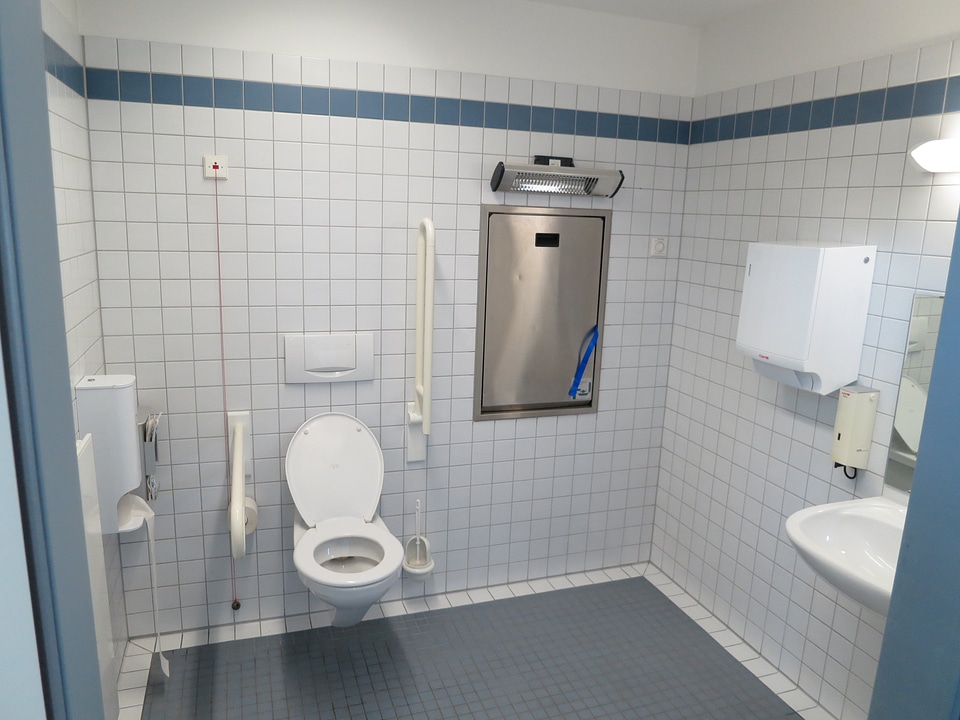 Changing table bad toilet