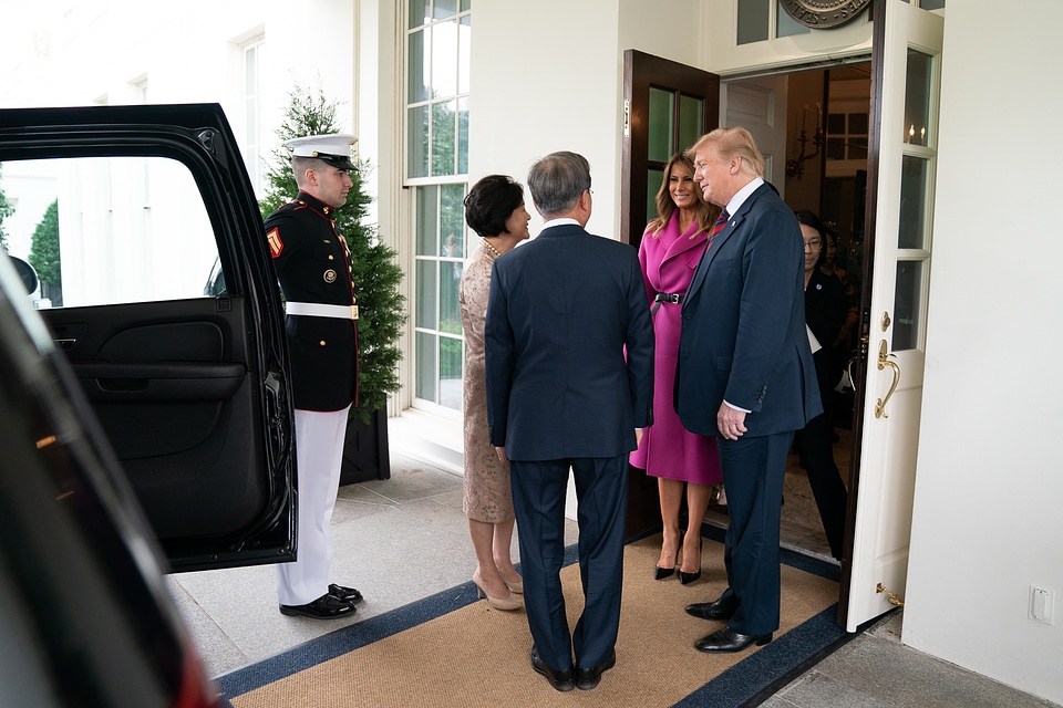 President Trump Meets with President Moon Jae-in of the Korea