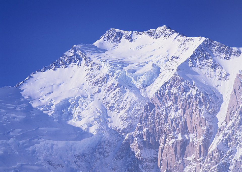 Beautiful snow-capped mountains