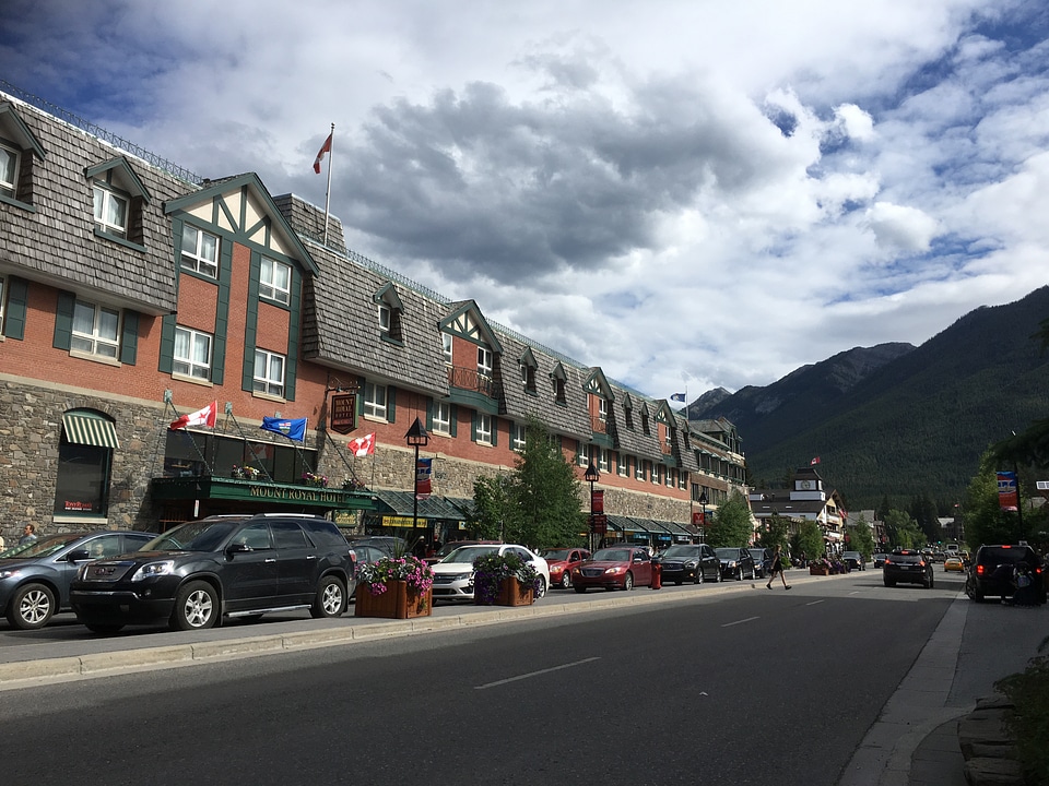 Banff Avenue Shops Alberta, Canada