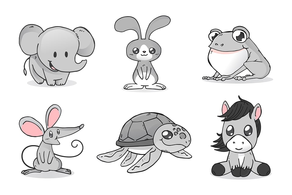 some cute designed animals