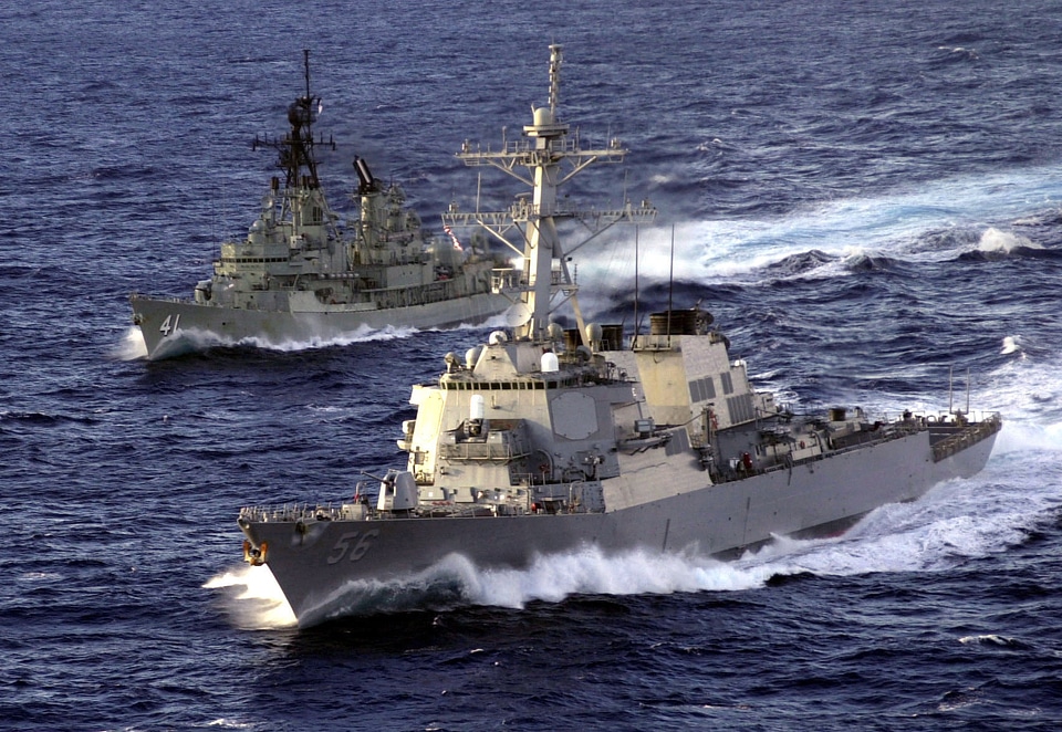 HMAS Brisbane Shoalwater Bay Australia