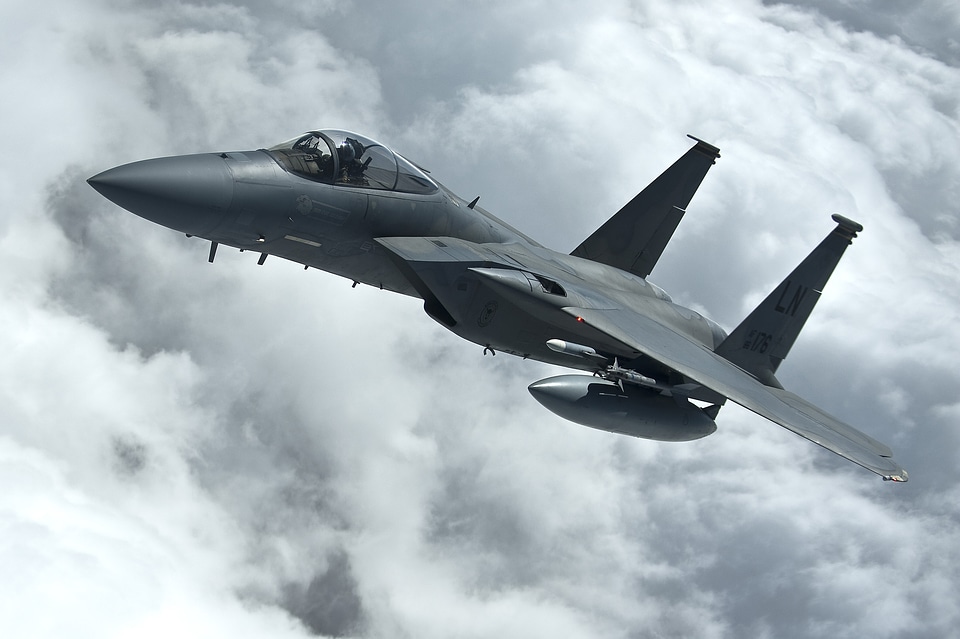 An Air Force F-15C Eagle
