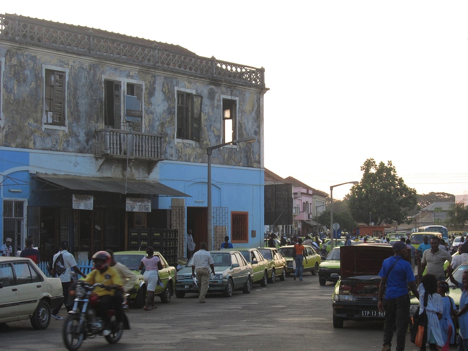 Downtown Sao Tome Africa