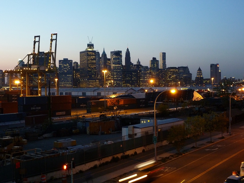 Manhattan in the night