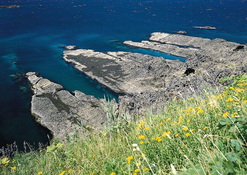 coast overlooking the sea