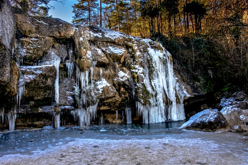 30-01-2023 Els 7 gorgs del Torrent de la Cabana glaçats