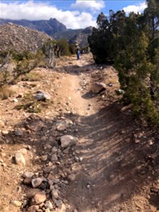 Trailwork on Sandia RD photo