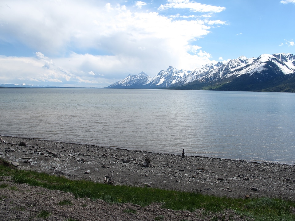 Jackson Lake with the Grand Teton Mountains