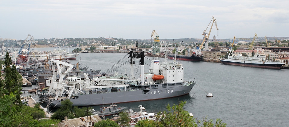 The Black sea, Sevastopol bay