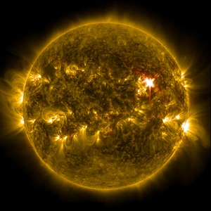 Energy fireball orange
