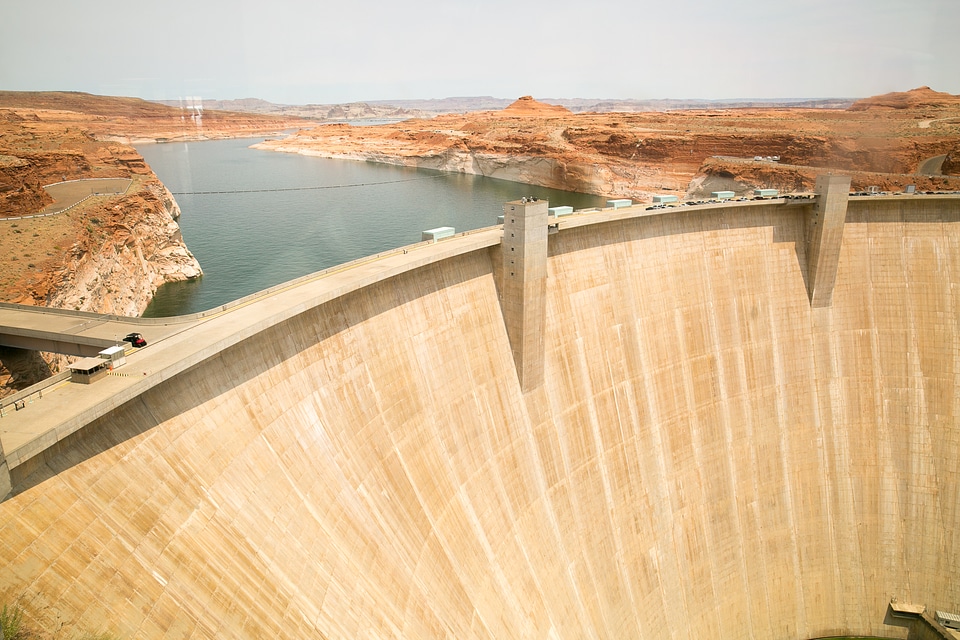 View of the Hoover Dam in Nevada