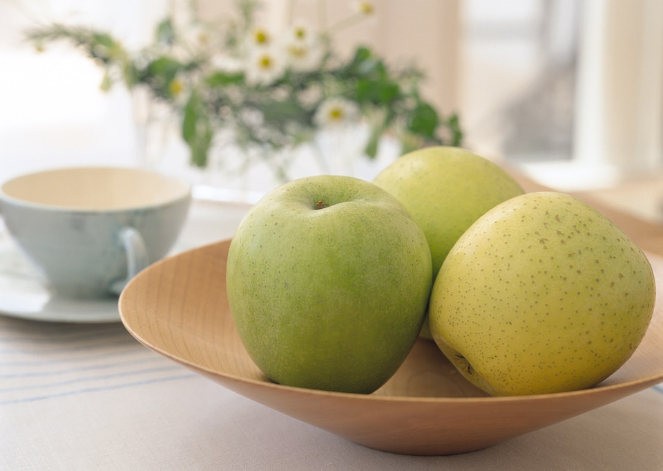 Bowl of Green Apples
