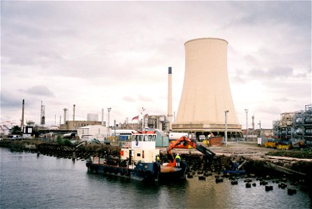 Cooling Tower at Stanlow Refinery photo