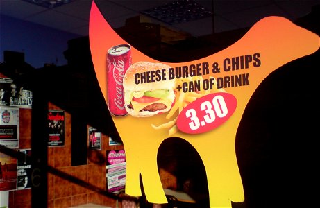 Cheese Burger and Chips Superlambanana